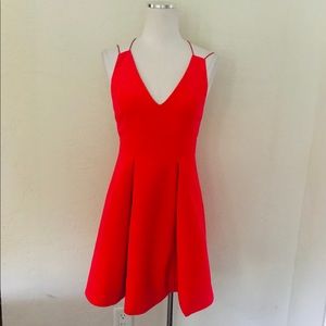Bright Red Skater Mini Dress❗Last Chance To Buy‼️